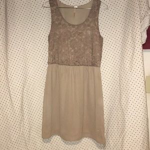 Beige formal dress